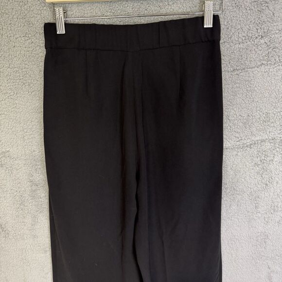 J.CREW Pants Womens 2 Black Wide Leg Pleated In Matte Casual NWT - Picture 10 of 12